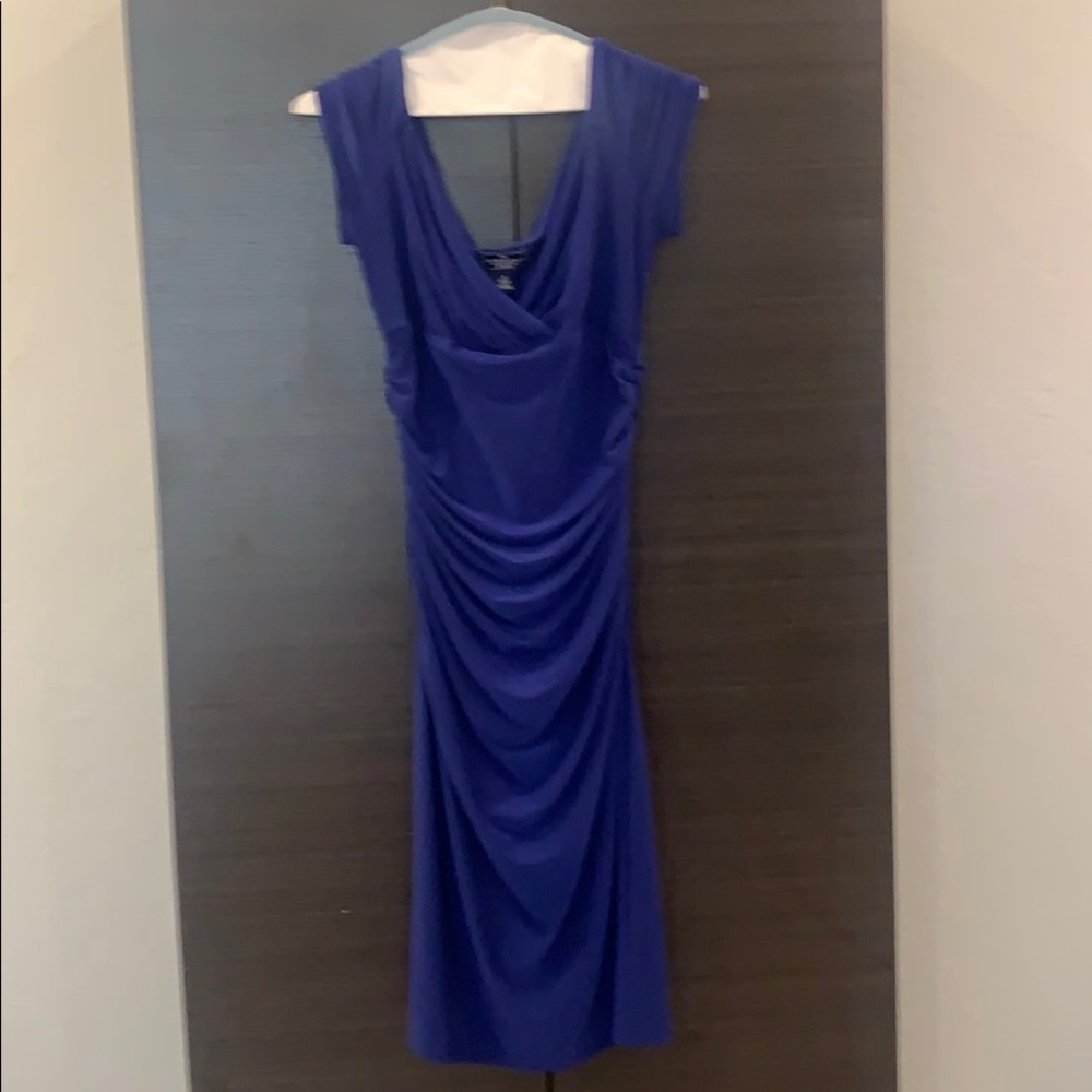 Vibrant blue dresss